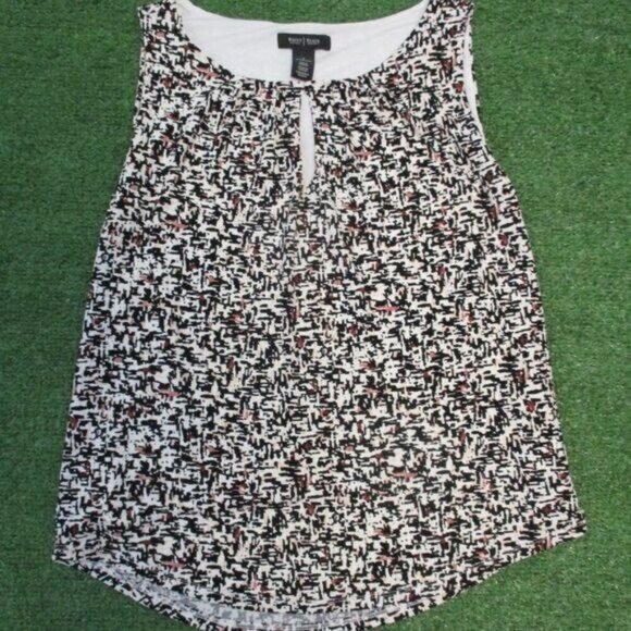 White House Black Market Printed Shell Top Small - Picture 4 of 7